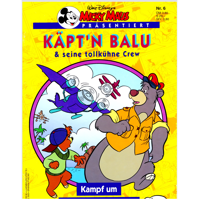 Hörbuch Micky Maus präsentiert – Käpt’n Balu Hoch hinaus mit dem coolsten Bären der Lüfte!