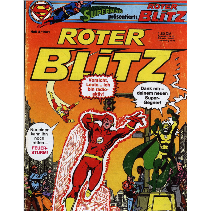 E-Book  5 Stück Der Rote Blitz  Hefte 1 bis 6 Der Neustart einer Legende – alle ersten Abenteuer in einem Paket!