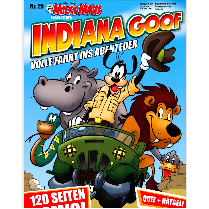 E Book  Micky Maus präsentiert – Band 29: Indiana Goofy Abenteuer im Stil von Indiana Jones
